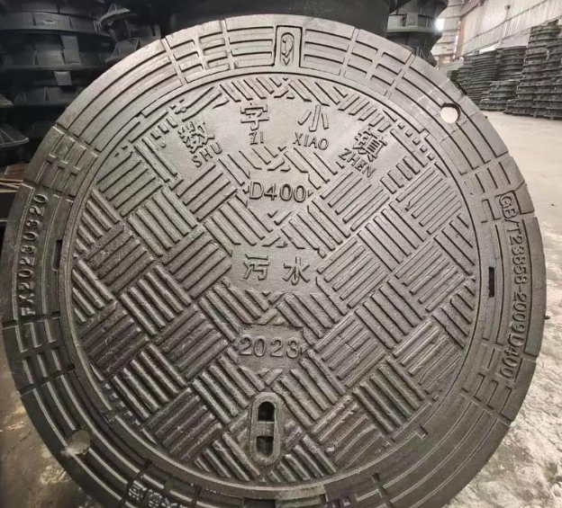 范县球墨铸铁防沉降井盖展示